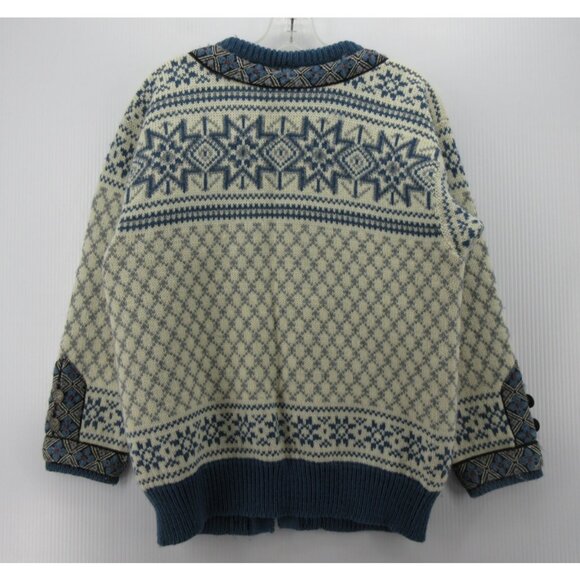 VINTAGE Dale Of Norway Sweater Medium Skandia Cardigan Nordic Ski - Picture 8 of 12